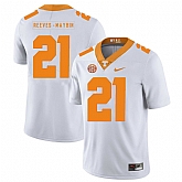 Tennessee Volunteers 21 Jalen Reeves Maybin White Nike College Football Jersey Dzhi,baseball caps,new era cap wholesale,wholesale hats